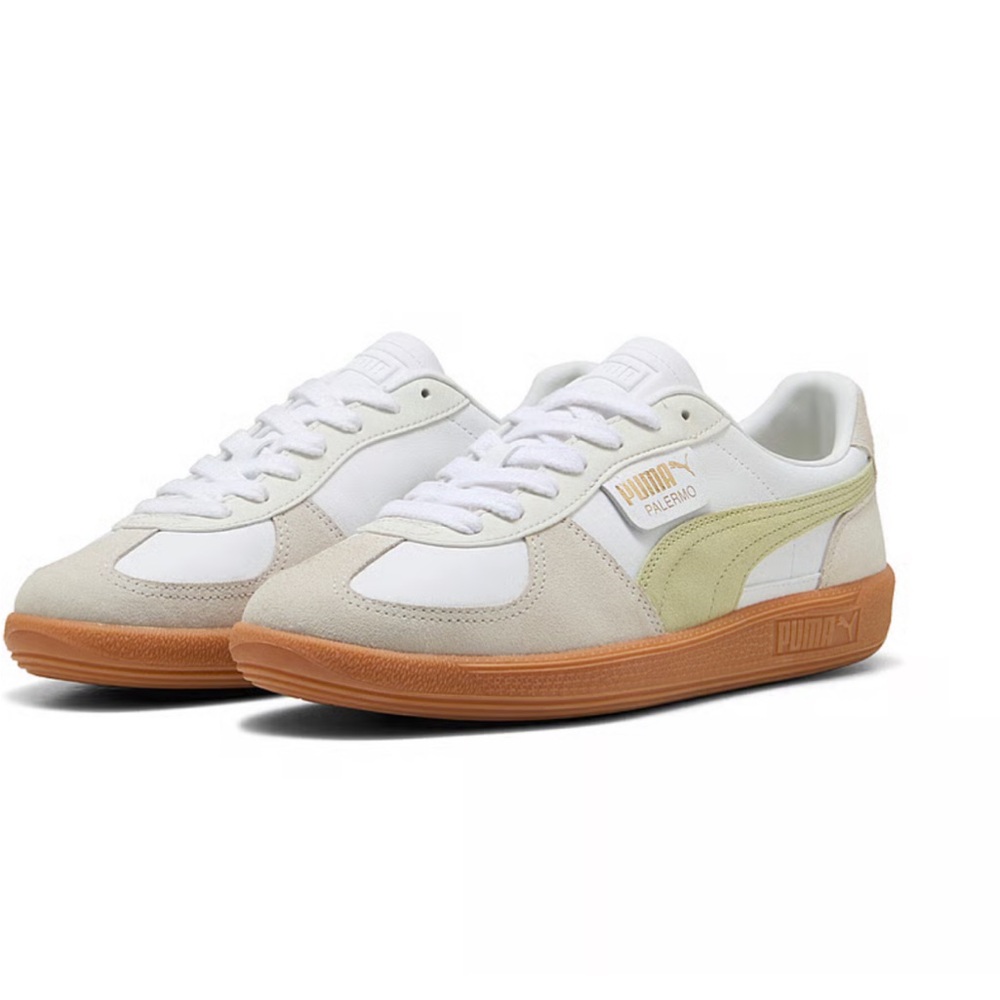 ☁️🤍PUMA Women's White and Tan Athletic Shoes NWT🏷️